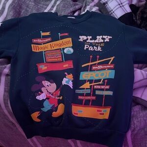 Disney Kids Mickey Mouse Play the Park Sweatshirt - Dark Teal